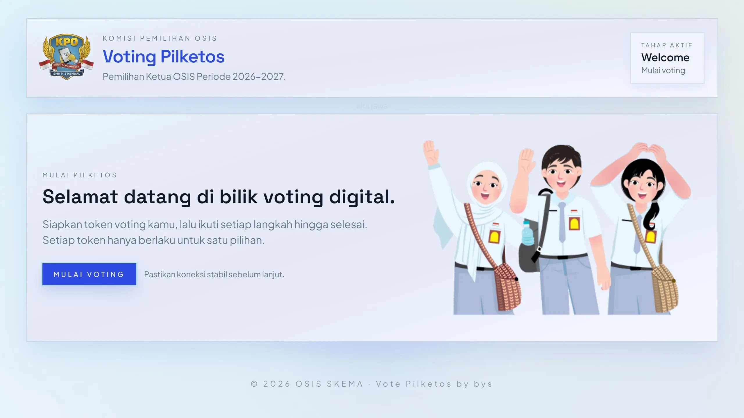 Voting Ketua OSIS